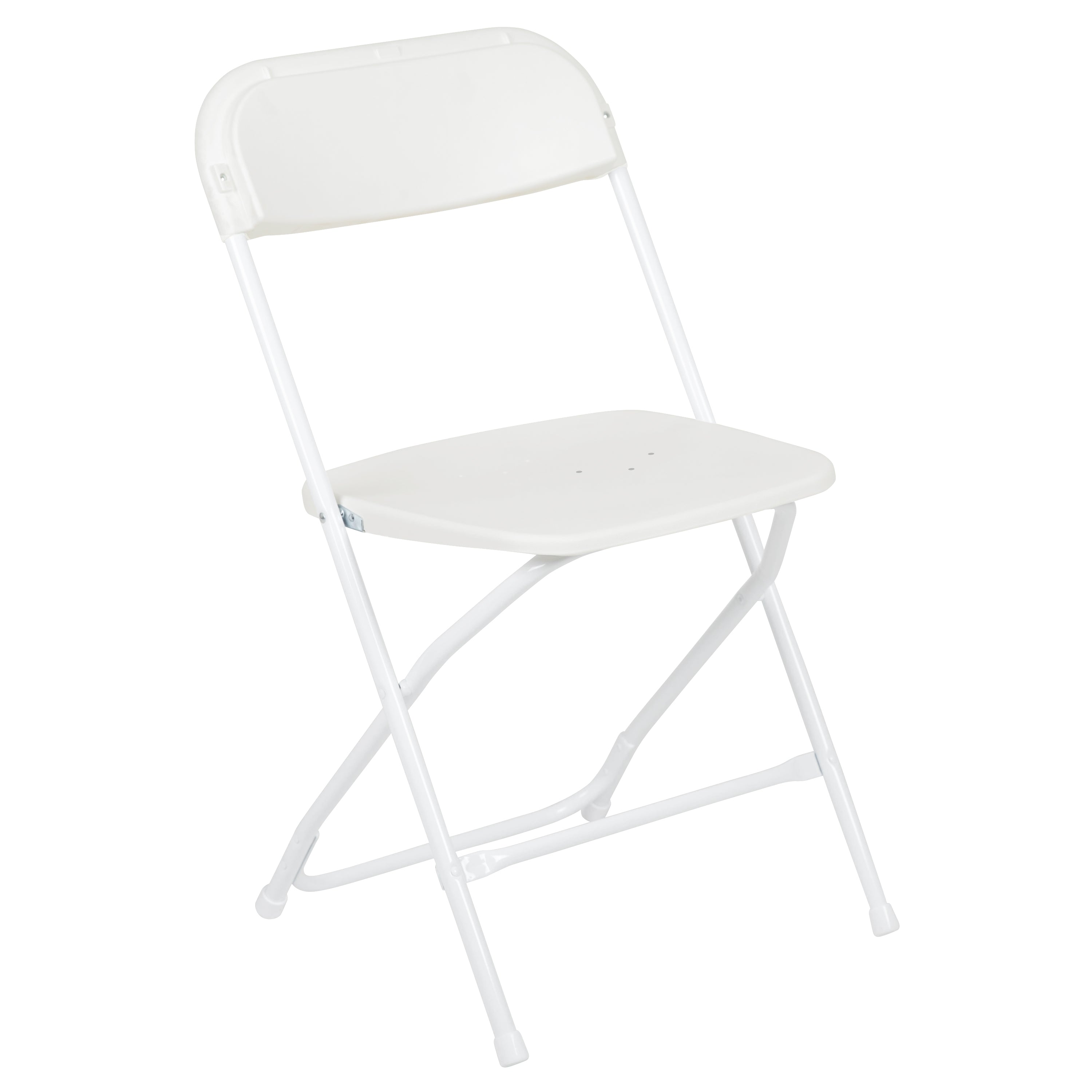 Flash Furniture Hercules™ Series Plastic Folding Chair - White - 6 Pack 650LB Weight Capacity Comfortable Event Chair-Lightweight Folding Chair