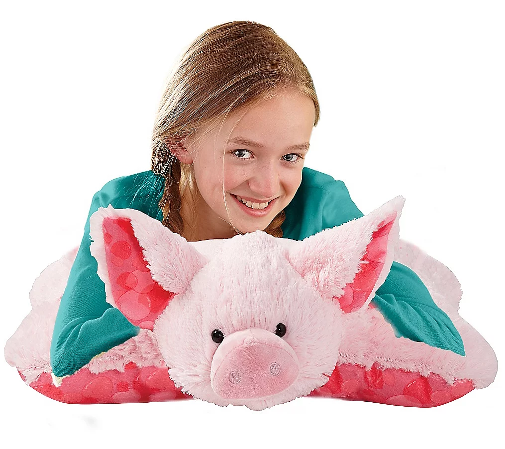 Pillow Pets Sweet Scented Bubble Gum Pig PlushToy