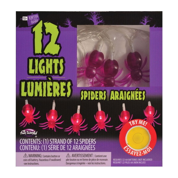 Funworld FNW 91913S C Glowing Spider String Lights...