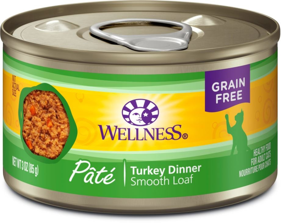 Wellness Complete Health Natural Grain Free Turkey Pate Wet Canned Cat