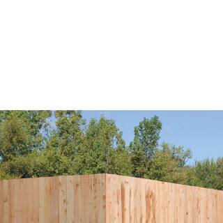 Installed Pressure Treated Flat Top Picket Fence HSINSTIFPTFTPF