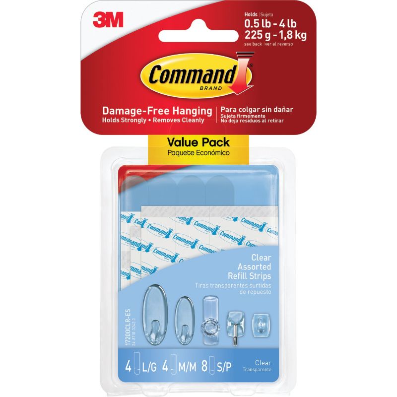 Command Clear Adhesive Strip Clear