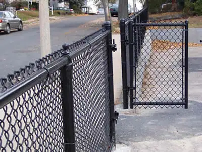 1.8m High Farmland pool fence Garden Fence Galvanized Steel Green Black PVC Coated Cyclone Wire Fence size