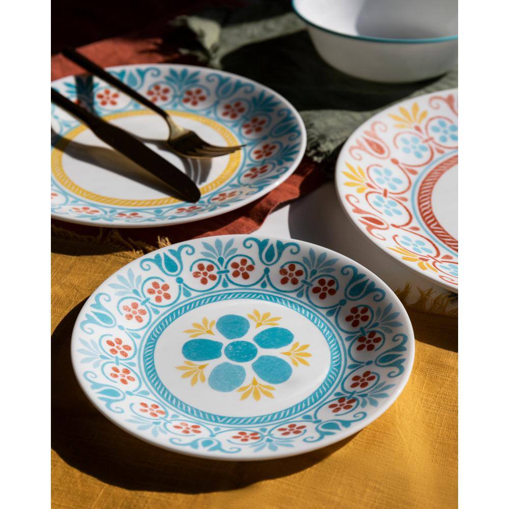 Corelle Terrocata Dream 18-Piece Set Includes 6 each Dinner Plates Lunch Plates and Bowls 1144867