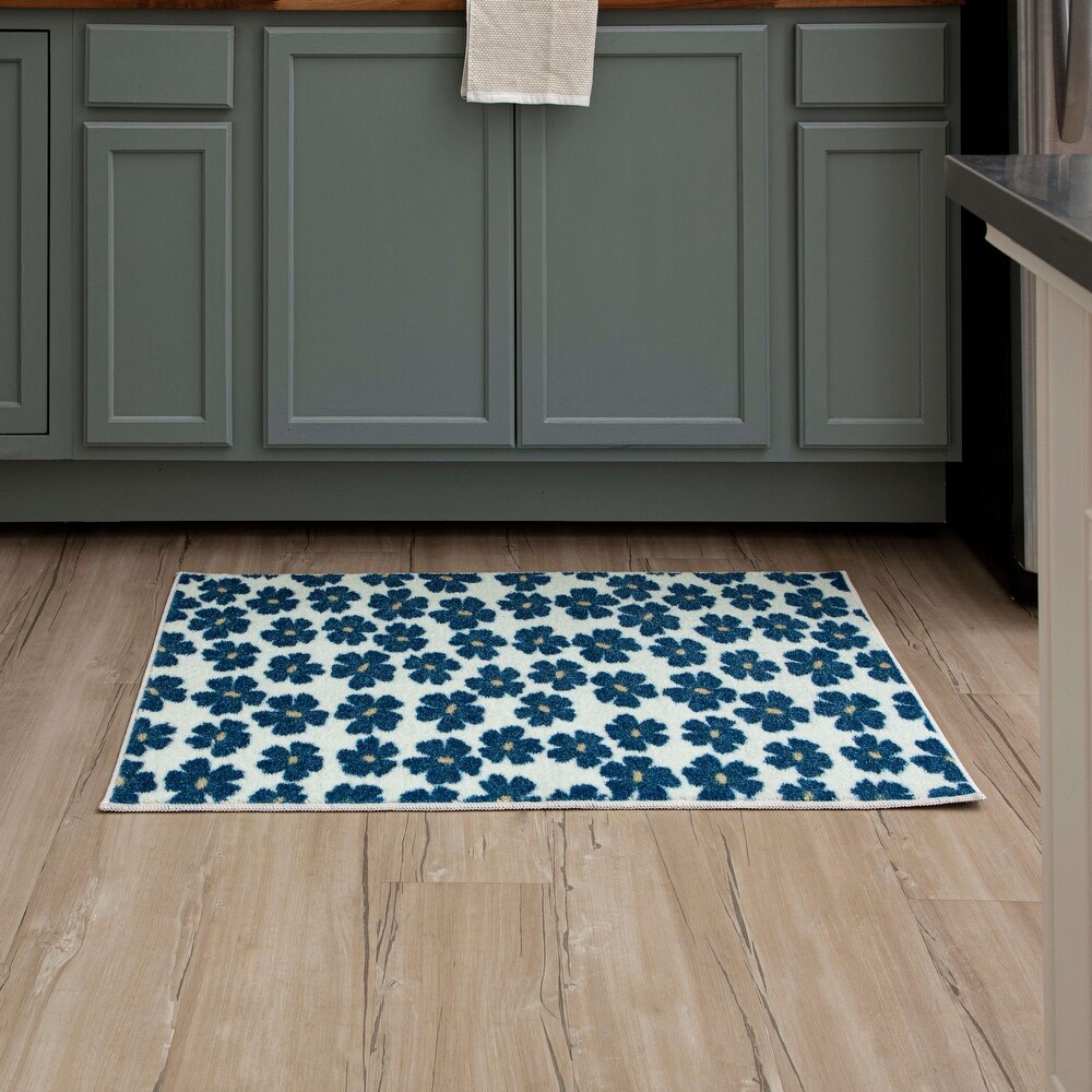 Mohawk Home Simple Floral Kitchen Mat