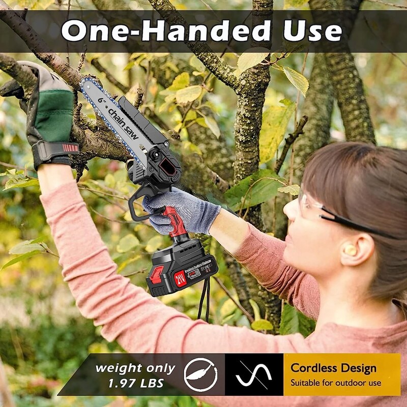 Mini Chainsaw Cordless