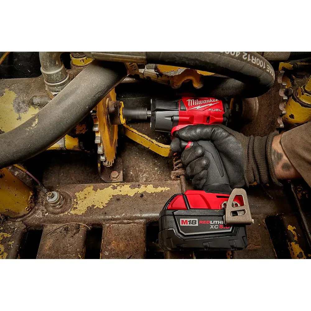 Milwaukee M18 FUEL GEN-2 18-Volt Lithium-Ion Mid Torque Brushless Cordless 3/8 in. Impact Wrench With Friction Ring (Tool-Only)