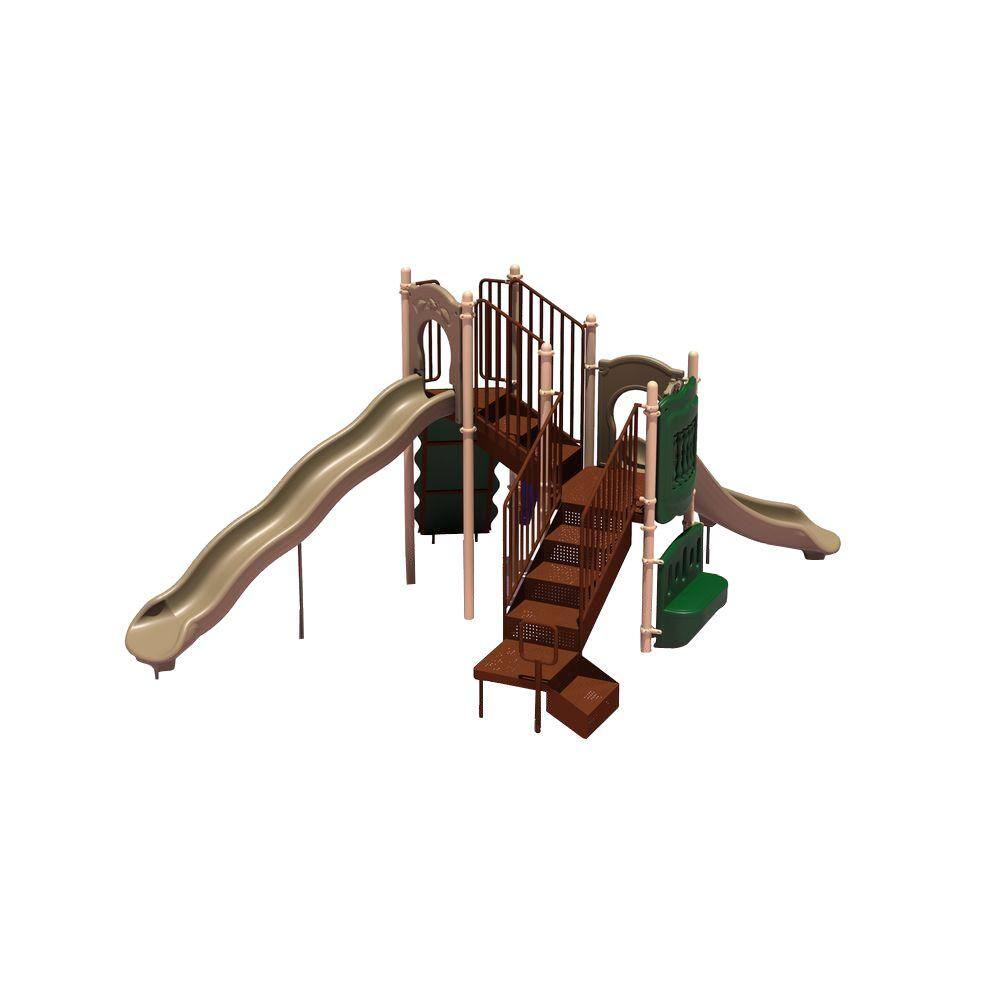 Ultra Play UPlay Today Timber Glen (Natural) Commercial Playset with Ground Spike UPLAY-005-N