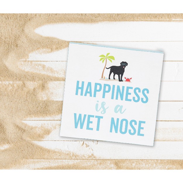 C amp f Home Happiness Is Wet Nose Shelf Block