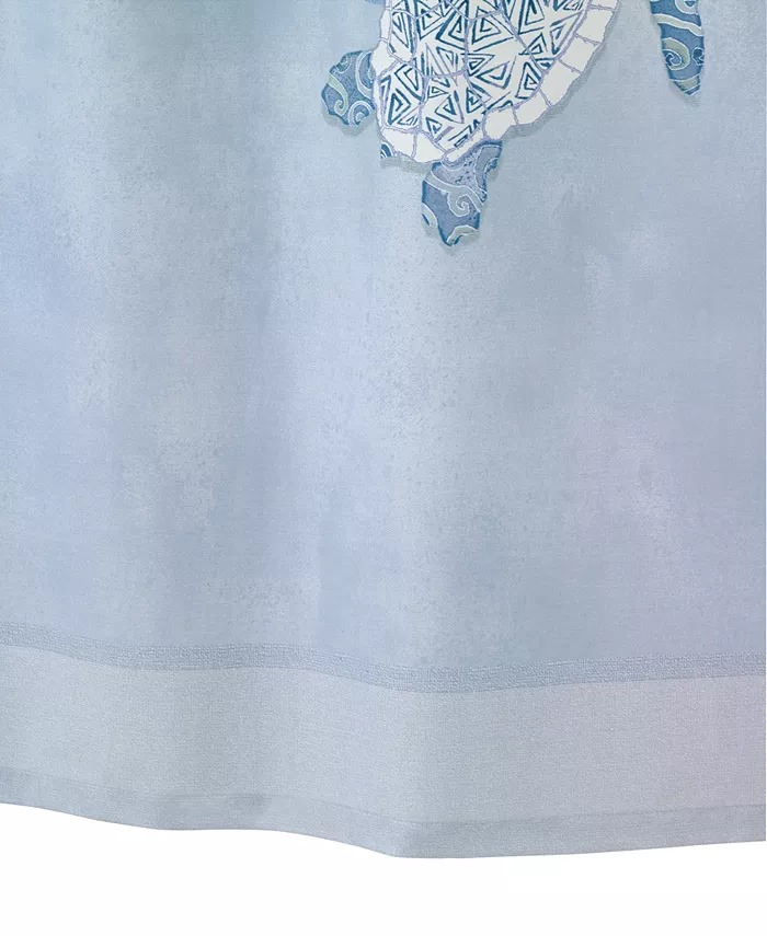 Avanti Caicos Sea Turtles Printed Shower Curtain 72 x 72