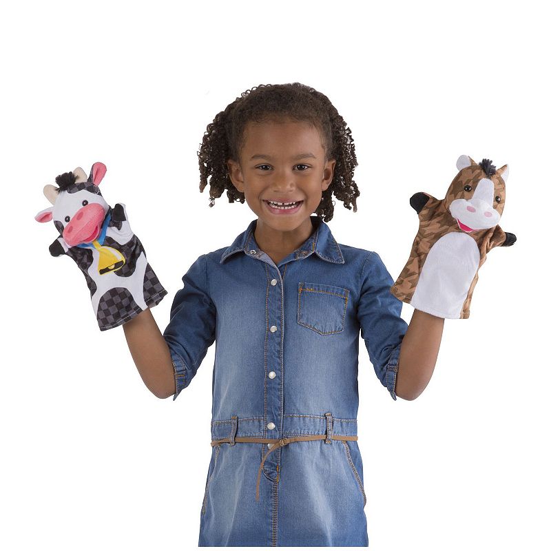 Melissa and Doug Zoo Friends Hand Puppets Set of 4