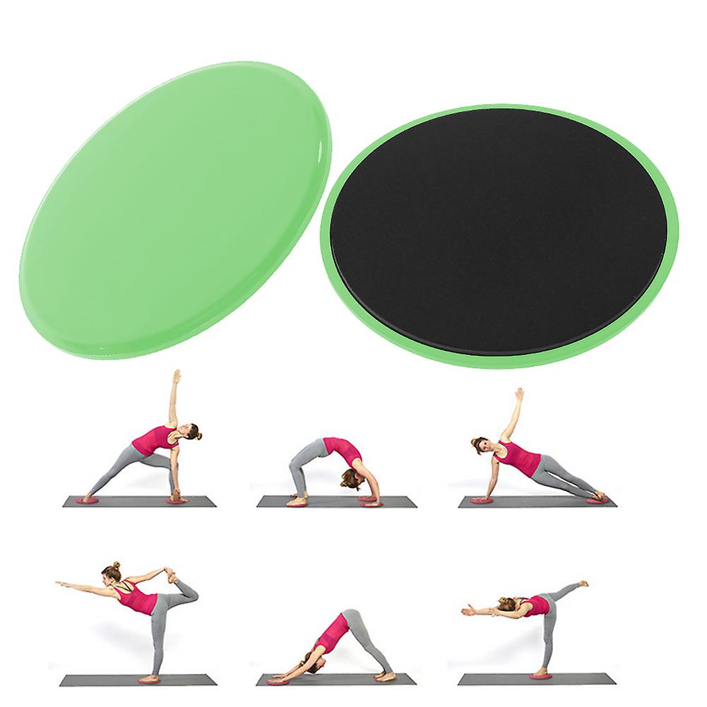 Sports Exercise Sliding Disc Disks Slider Workout Training Slide Mat Fitness Equipmentgreen