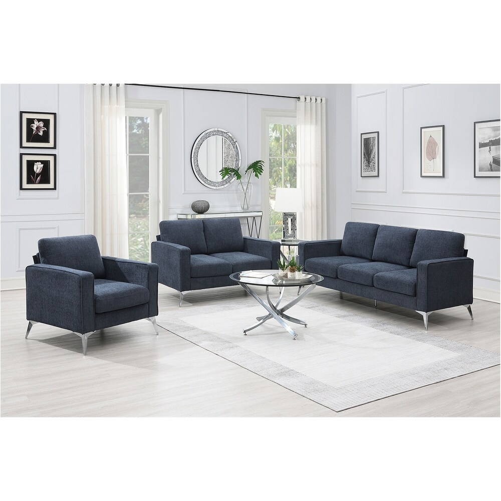 Chenille 3 Piece Sofa Sets