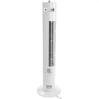 Holmes 31 in. Oscillating Tower Fan with 3 Speed Settings in White 985118517M