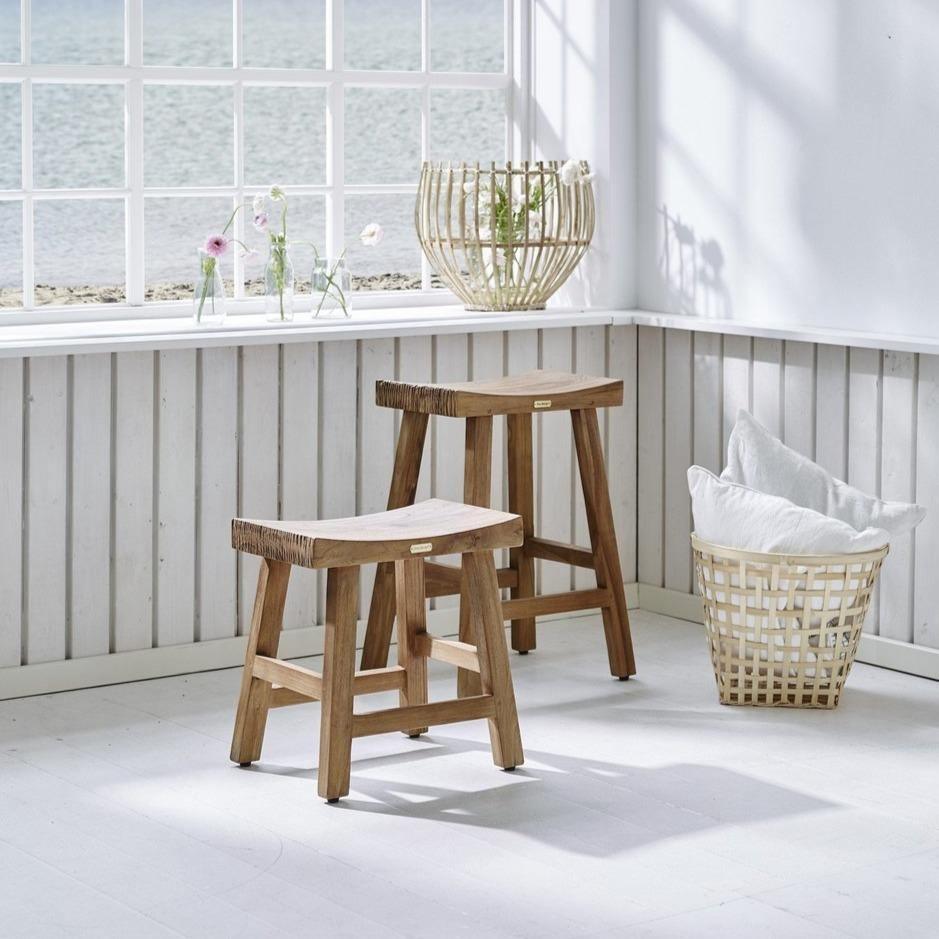 Cecily Teak Counter Stool