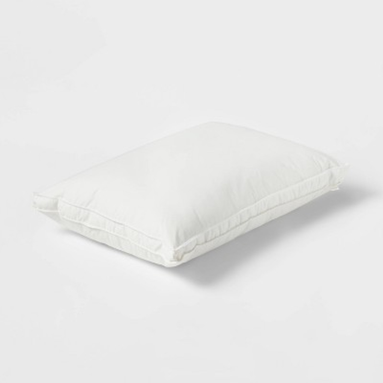 Standard/Queen Down and Feather Blend Firm Bed Pillow White - Threshold™