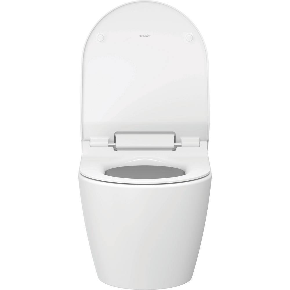 Duravit SensoWash Slim Electric Bidet Seat for Elongated Toilet in White 611000001501300