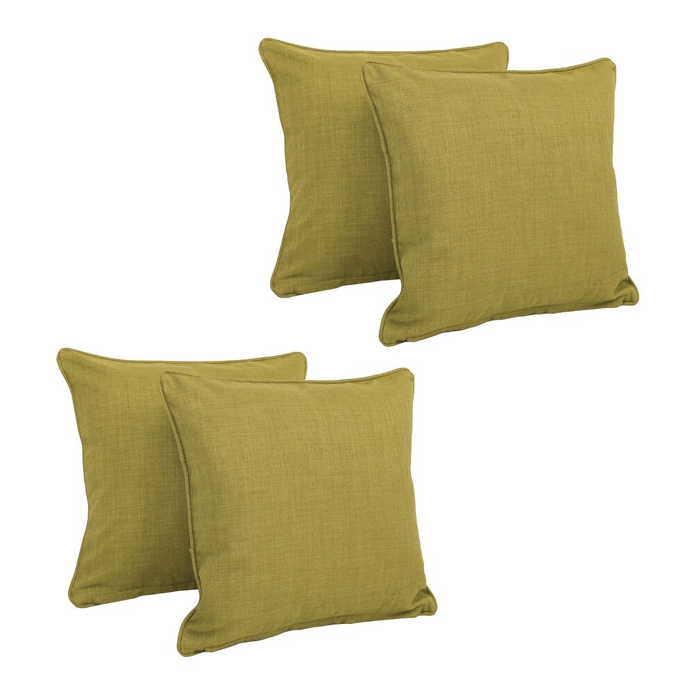 Blazing Needles 18 inch Accent Throw Pillows (Set of 4)