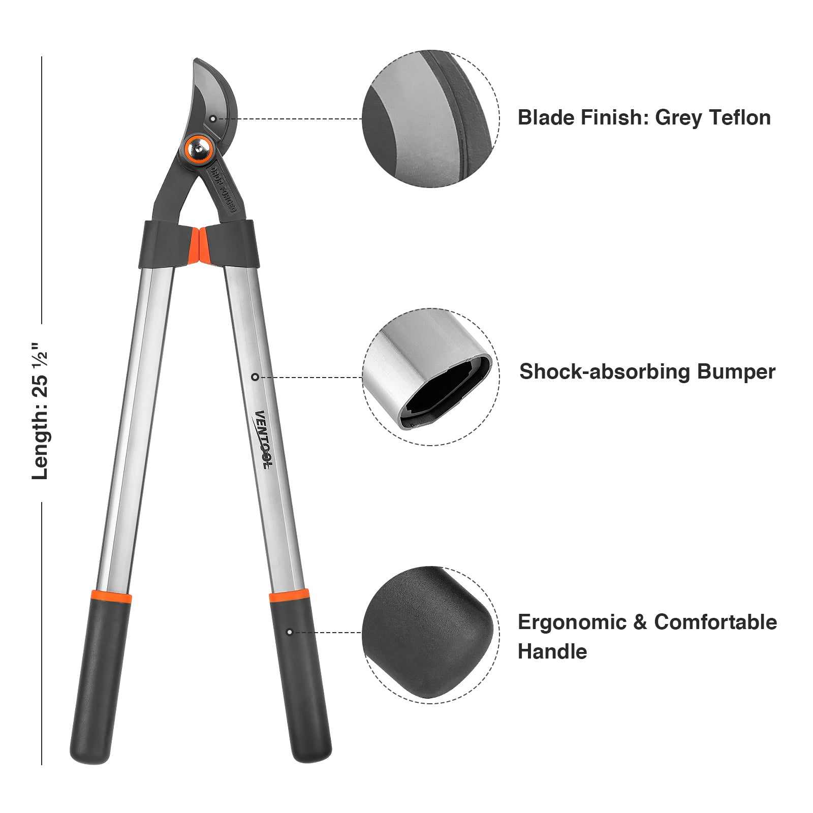 Ventool 25 ½" Drop Forged Bypass Lopping Shear