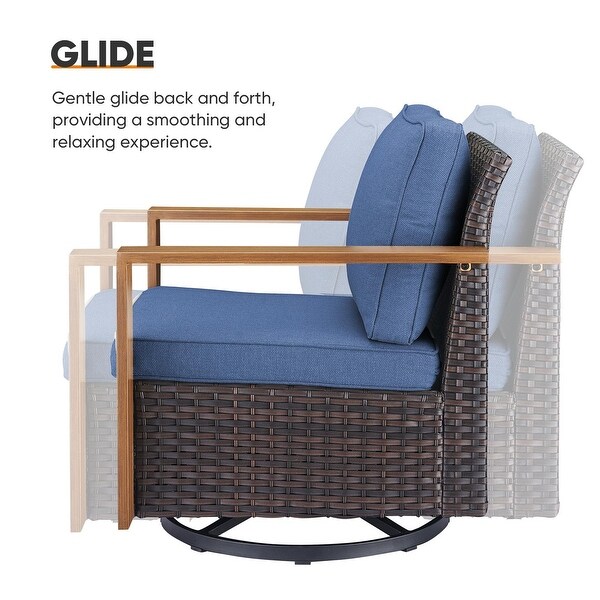 Outdoor Swivel Rocker Chair