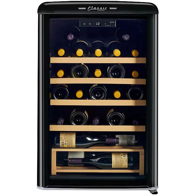 Unique Appliances 28-Bottle Classic Retro Wine Cooler with Single Zone UGP-125CR WF B