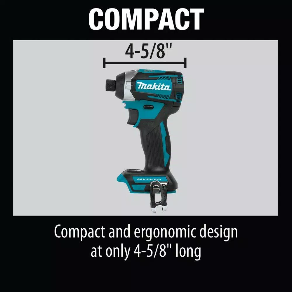 Makita 18-Volt LXT Brushless 3-Speed Impact Driver with ImpactXPS Insert Bit Holder and ImpactXPS 3 Pc. Socket Adapter Set and#8211; XDC Depot