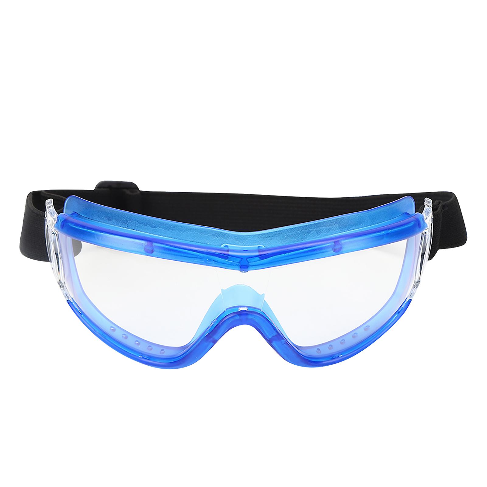 Children Safety Goggles Antispittle Kid Antifog Transparent Outdoor Protective Glasses(bleu )