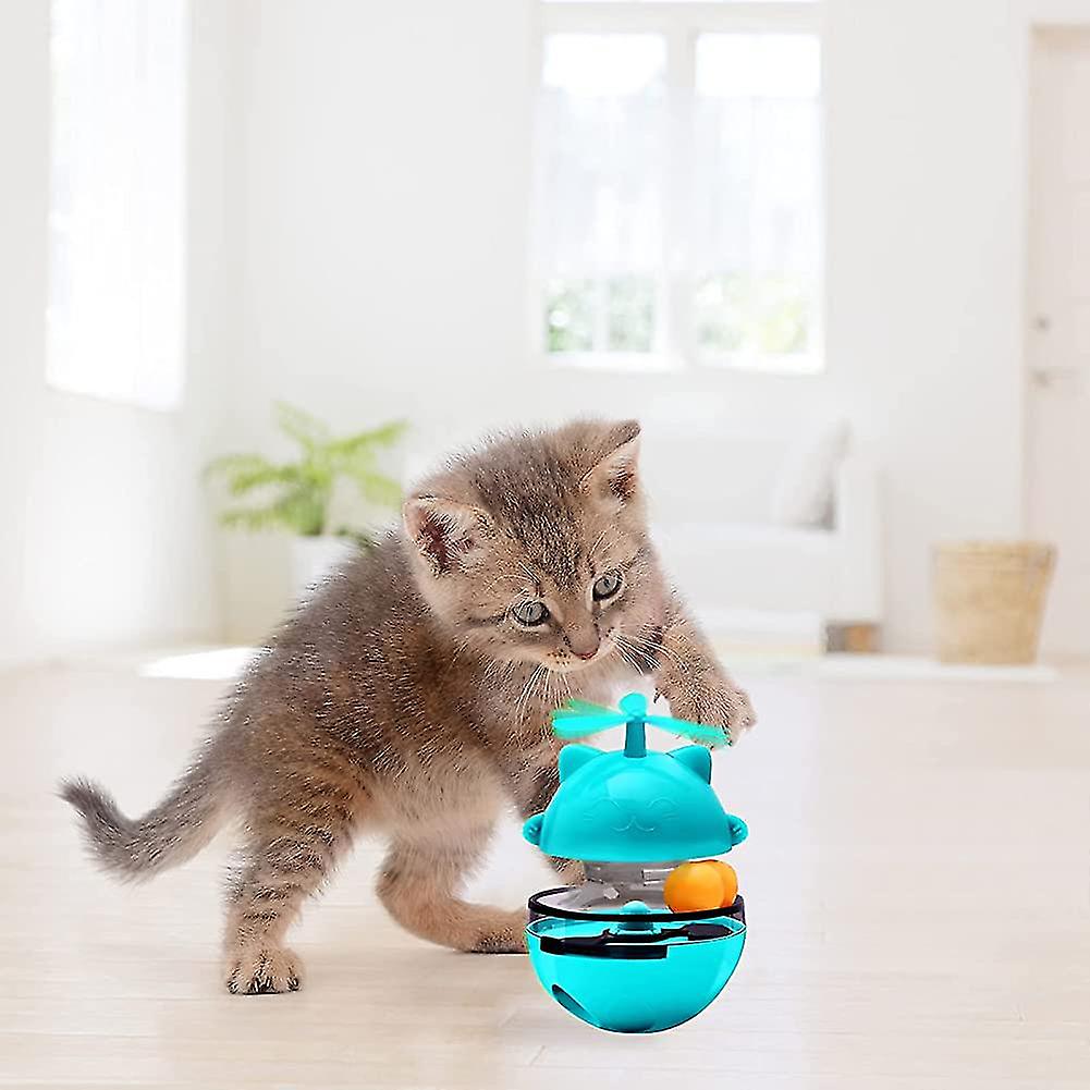 Miman Interactive Cat Toy Cat Toy， Interactive Cat Toy Tumbler， Cat Games With Double