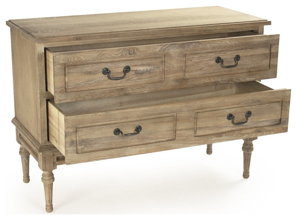 L  x27angley Chest  Limed Gray Oak   French Country   Accent Chests And Cabinets   by Nook  ampCottage  Houzz