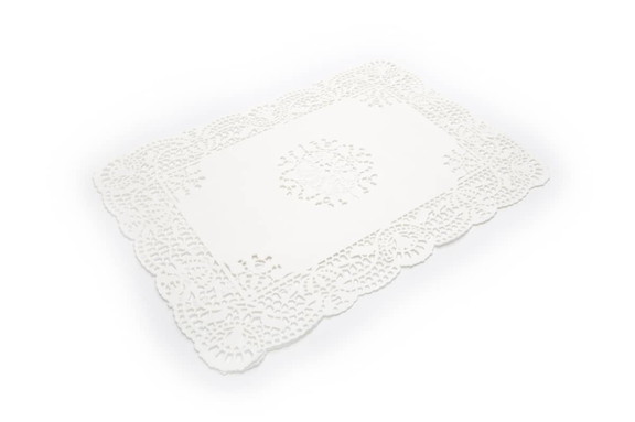 Fox Run 4386 Rectangular Paper Lace Doilies  Pack ...