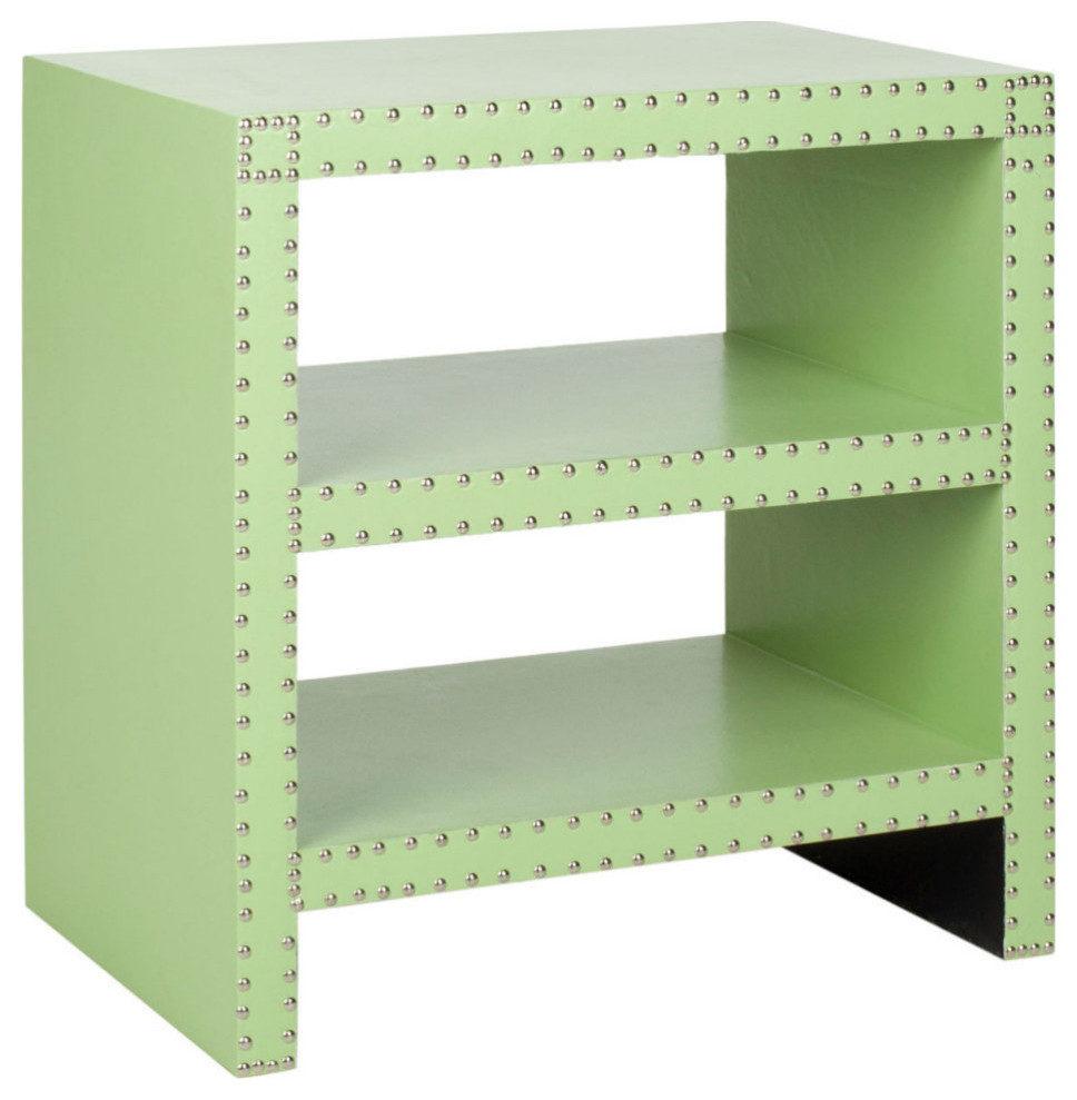 Eva 2 Tier Side Table  Light Green   Contemporary   Side Tables And End Tables   by Rustic Home Furniture Deco  Houzz