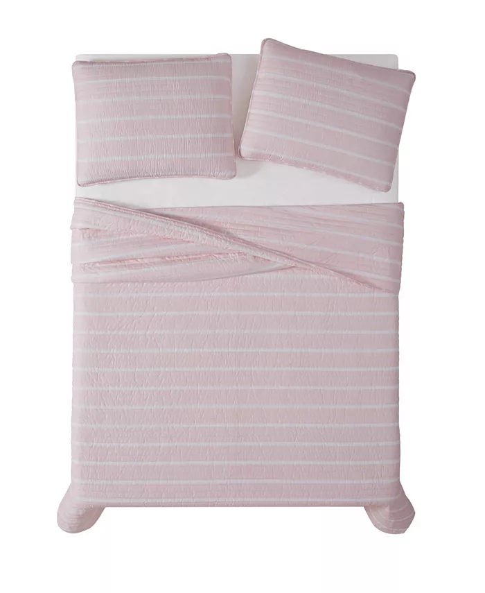 Truly Soft Maddow Stripe Full Queen Quilt Set