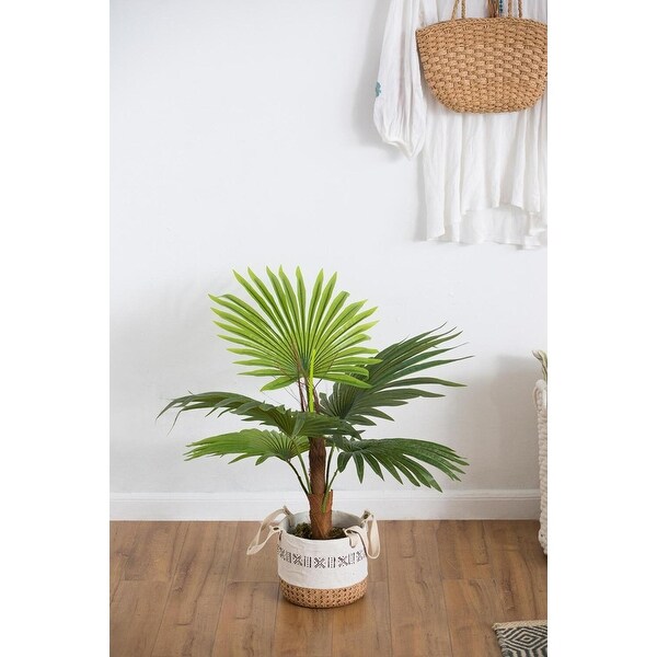 AandB Home Fan Palm Tree in Pot