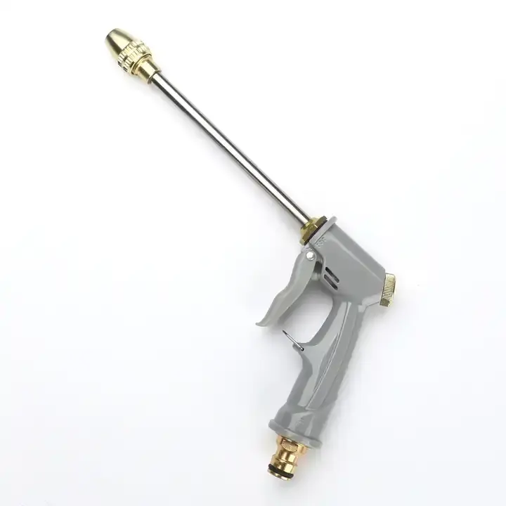 China Factory Supply Wholesale  Aluminum oyCopper plated High Pressure Car Wash Sprayer Gun