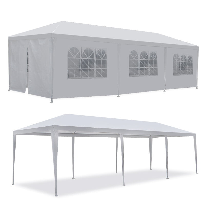 ZenSports 10'x30' Outdoor Party Tent Gazebo Wedding Canopy Tent, White