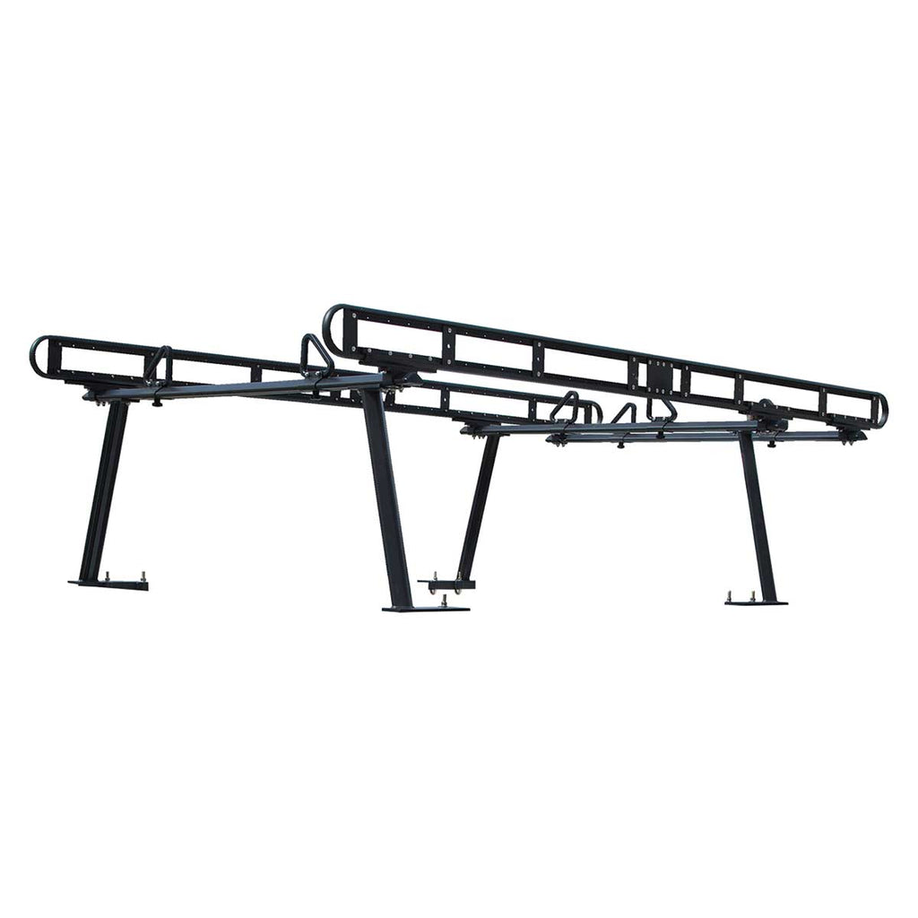 Buyers Products Black Powder-Coated Aluminum Truck Ladder Rack