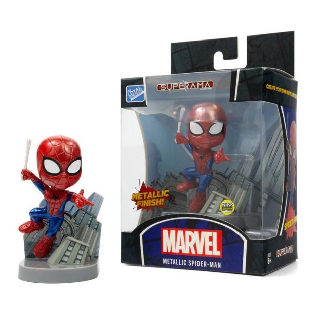 The Loyal Subjects Superama Marvel W1 Spider man Figureural ama