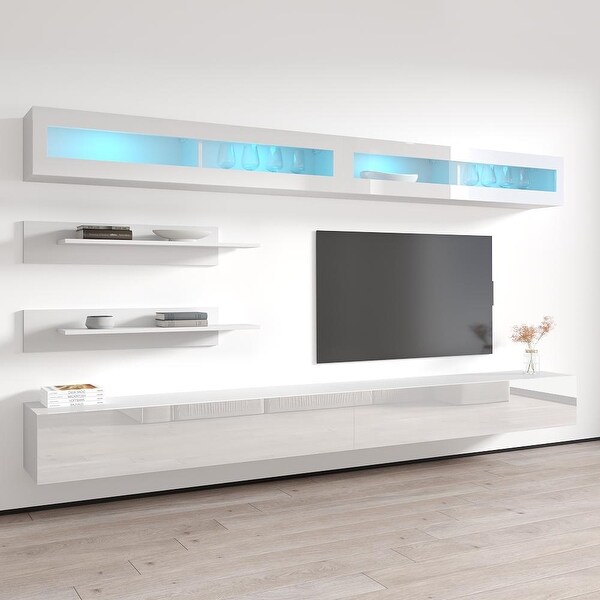 Fly I2 30TV Wall-mounted Floating Modern Entertainment Center