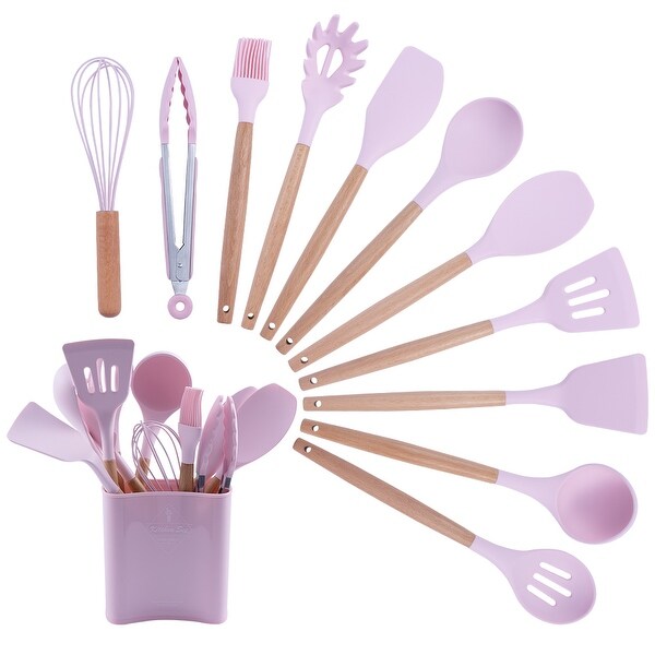 12-Piece Silicone Kitchen Utensils Set