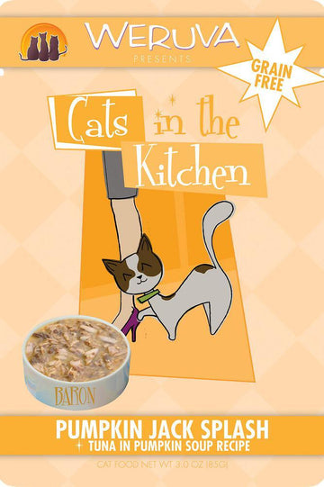 Cats in the Kitchen Pumpkin Jack Splash Tuna Cat Food Pouch