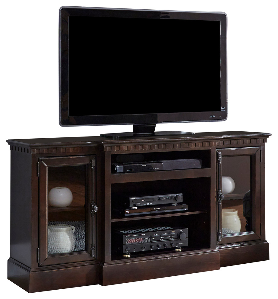 Andover Court 64 quotConsole   Transitional   Entertainment Centers And Tv Stands   by Homesquare  Houzz