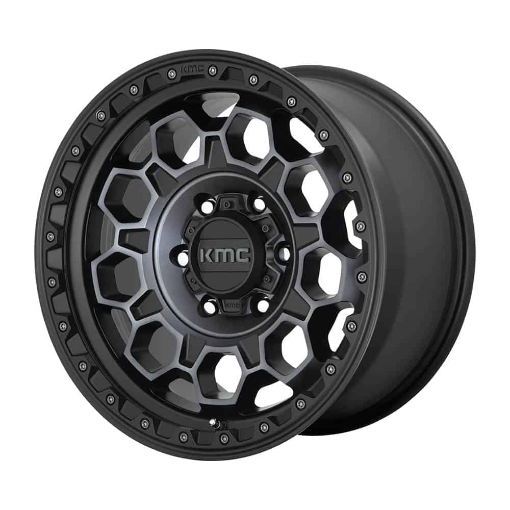 KMC KM545 TREK KM545 17X9 6X5.5 S-BLK GTCC -12MM