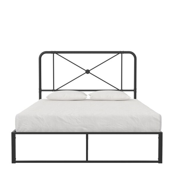 RealRooms Allysa Metal Headboard， Mounting Hardware Included， Steel Construction - - 37849861