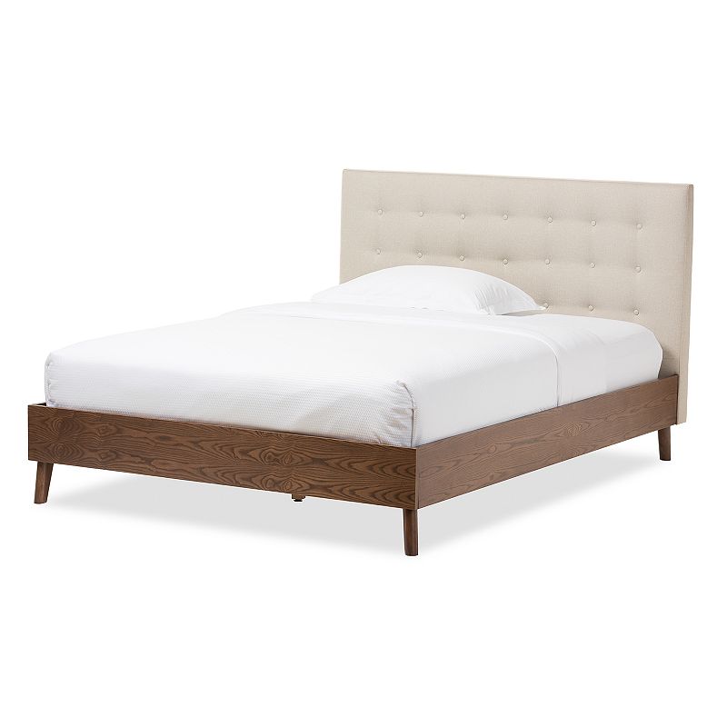 Baxton Studio Alinia Upholstered Bed