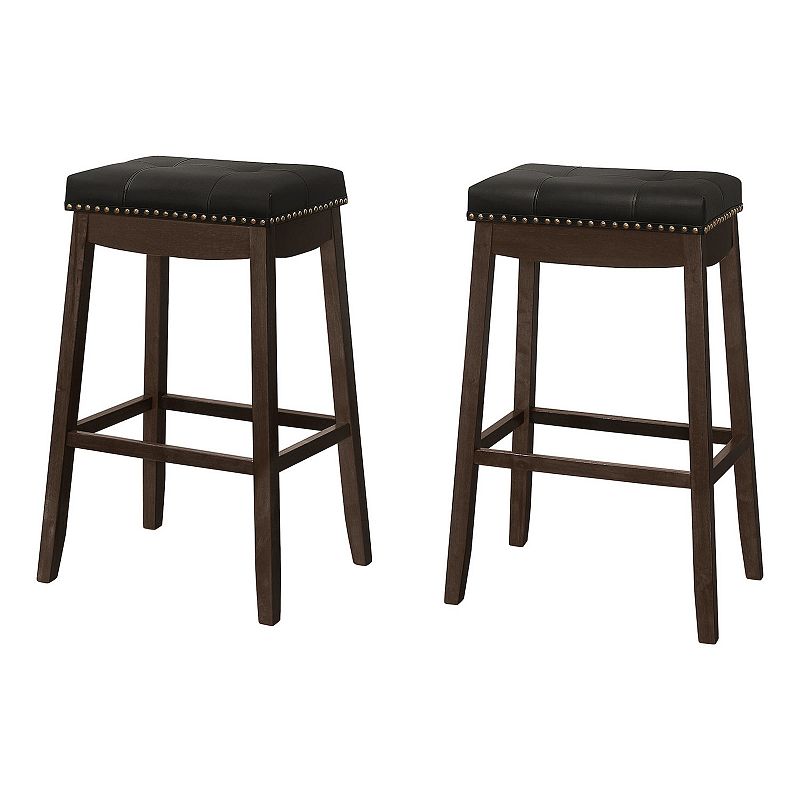 Monarch 2-pc. Tufted Barstool Set