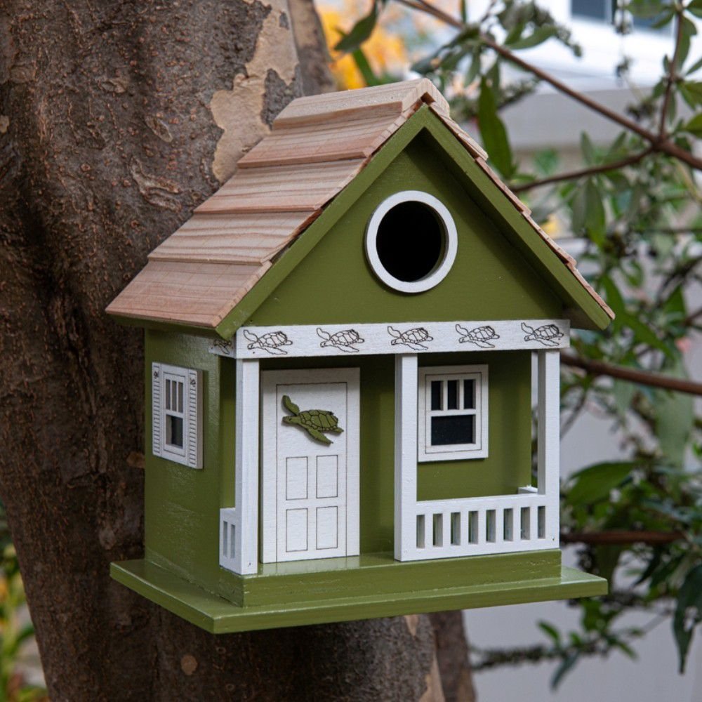 Home Bazaar Turtle Cottage Birdhouse