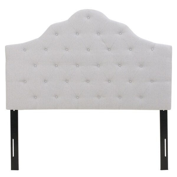 Marlen Adjustable Full/ Queen Tufted Fabric Headboard by Christopher Knight Home - - 12186817