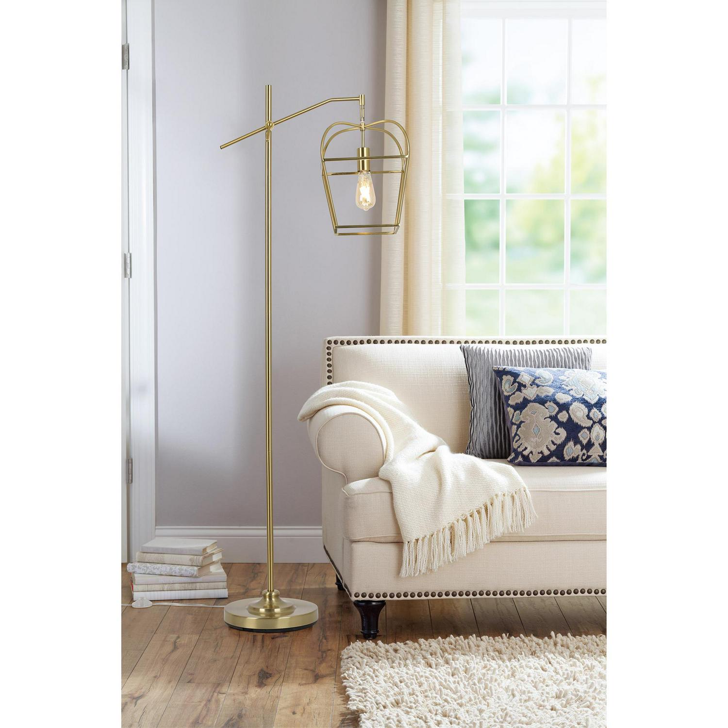 My Texas House Brass Chandelier Floor Lamp