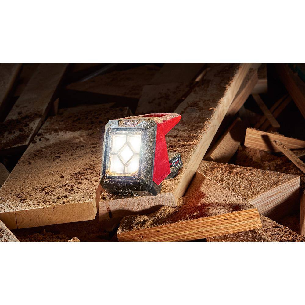 MW M12 12-Volt 1000 Lumens Lithium-Ion Cordless Rover LED Compact Flood Light (Tool-Only) 2364-20