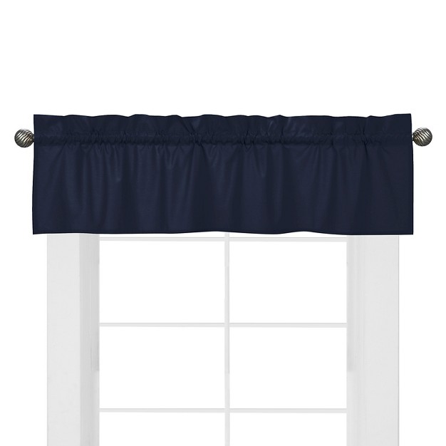 Sweet Jojo Designs Space Galaxy Window Valance Navy